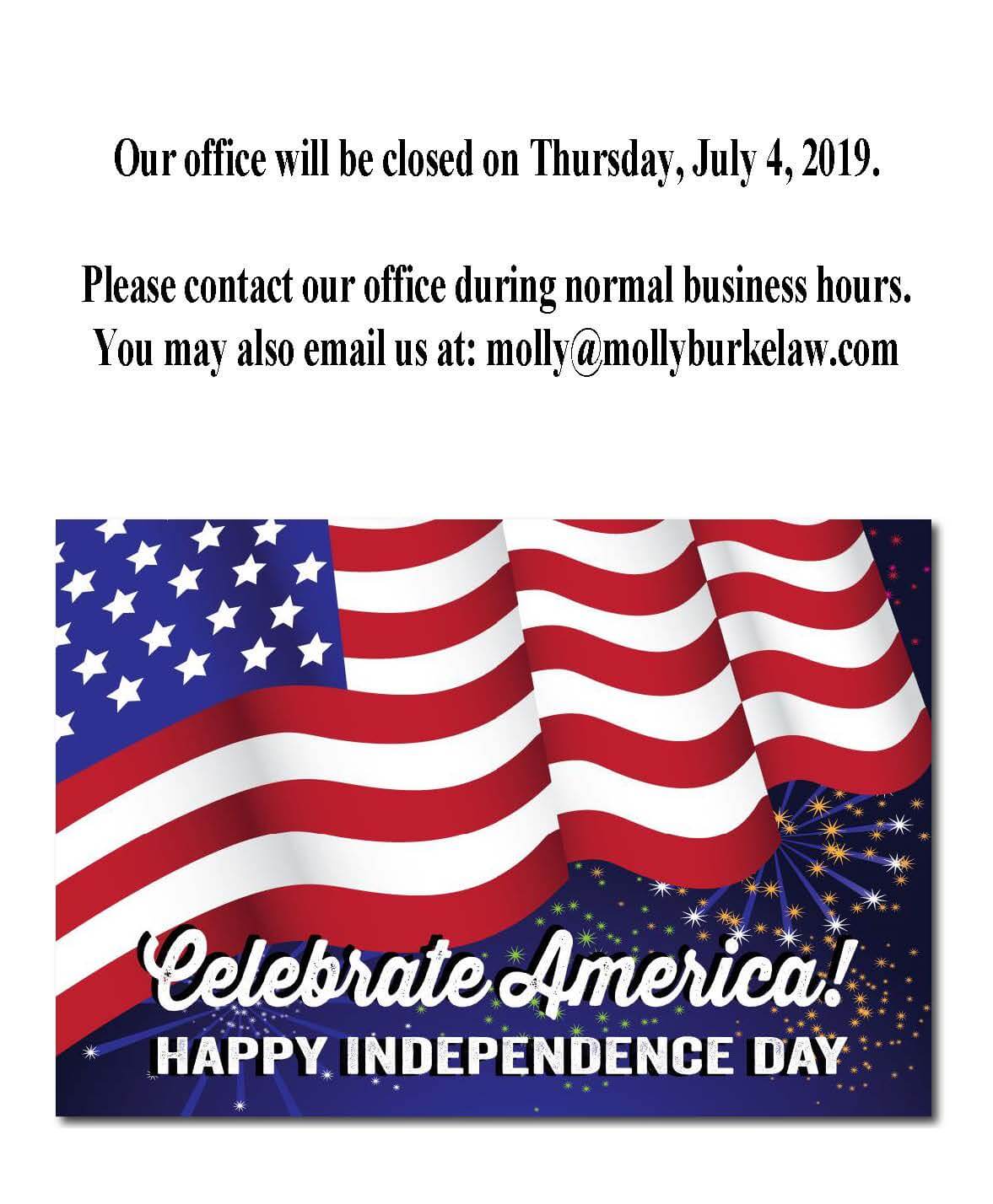 july 4th office closeed